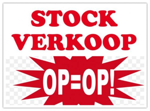 Stockverkoop boeken