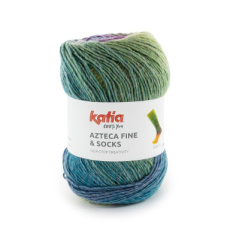 Azteca Fine Socks & More 20 Lila-Blauw-Groen