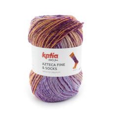 Azteca Fine Socks & More 35 Azteca Fine Socks & More 35 - Lila-Oranje