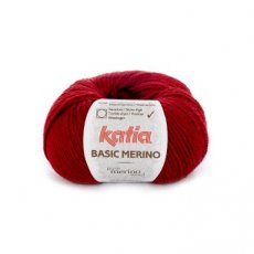 Basic Merino 22 wijnrood - Katia