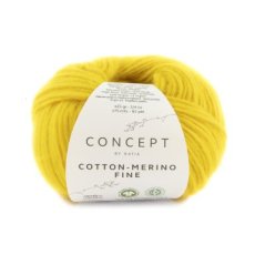 Cotton-Merino Fine 91 geel
