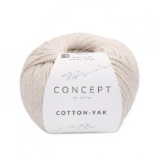 Cotton Yak 138 licht ivoorkleurig - Katia