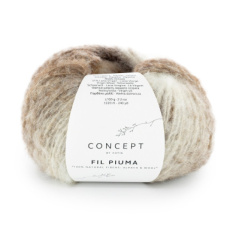 Fil Piuma 301 Bruin-Ecru