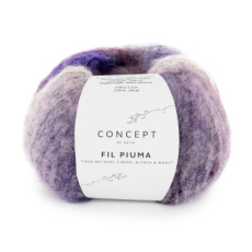 Fil Piuma 303 Paars-Kauwgom Roze