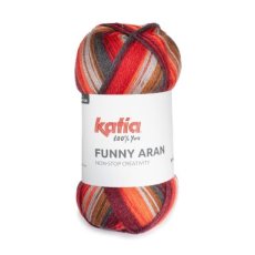 Funny Aran 305 - Rood-Grijs