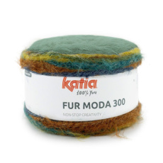 Fur Moda 300 - 304 Groen-Oker-Blauw