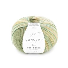 Heli Socks 306  Kaki-Olieverf-Oker