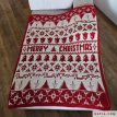 Katia CAL Merry Blanket kleur rood Katia CAL Merry Blanket kleur Rood