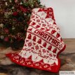 Katia CAL Merry Blanket kleur rood Katia CAL Merry Blanket kleur Rood