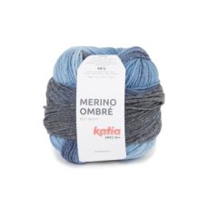 Merino Ombré 251 blauw-donkerblauw
