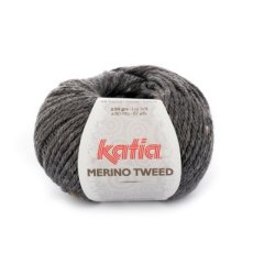 Merino Tweed 308 Merino Tweed 308 Donkergrijs - Katia
