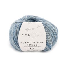 Puro Cotone Tones 100 Puro Cotone Tones 100 Blauw