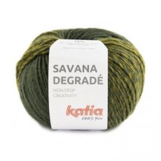 Savana Degradé 104  groen-geelgroen-grijs - Katia