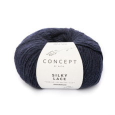 Silky Lace 157 Silky Lace 157 donkerblauw - Katia