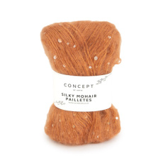 Silky Mohair Paillettes 206 - Koper